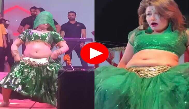 Gori Nagori Dance : लहंगा चोली में गोरी नगोरी ने किया गदर डांस, जोरदार ठुमके लगाकर हिलाई स्टेज 