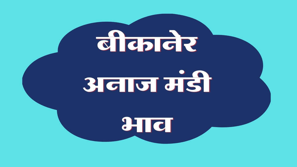 बीकानेर अनाज मंडी भाव 26 अक्टूबर 2026: मूंगफली, ग्वार, मोठ और मूंग के ताजा भाव