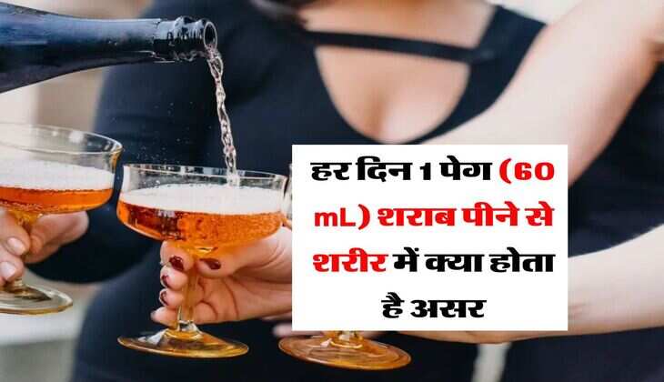 wine beer : हर दिन 1 पेग (60 mL) शराब पीने से शरीर में क्या होता है असर, पीने वाले जरूर जान लें ये बात