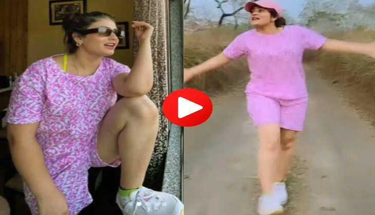 Gori Nagori ले 1 फूट की ड्रेस पहन किया हॉट डांस, देख बूढ़ों के मचले दिल