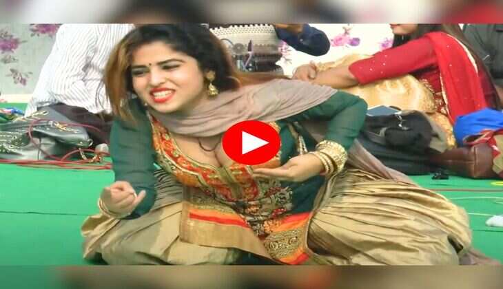 Haryanvi Dance : मुस्कान बेबी बनी लैला, हैव्वी हैव्वी ठुमकों से हिला डाली स्टेज