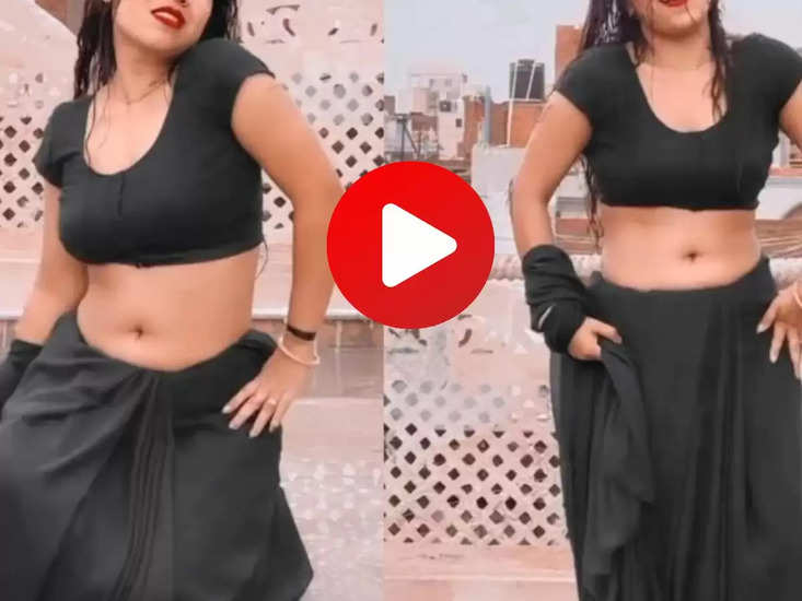 Bhabhi Dance Video : छत पर भाभी ने लगाए ताबड़तोड़ ठुमके, देख लोगों को आया पसीना