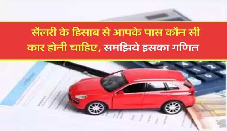 Car Budget Calculator : सैलरी के हिसाब से आपके पास कौन सी कार होनी चाहिए, समझिये इसका गणित