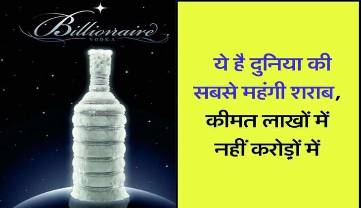 Wine : ये है दुनिया की सबसे महंगी शराब, कीमत लाखों में नहीं करोड़़ों में